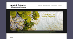 Desktop Screenshot of minickinteriors.com